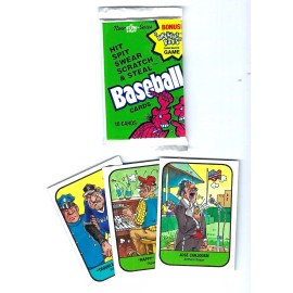 1991 Fun Stuff Wacky At Bats Baseball Cards 1 Sealed Pack