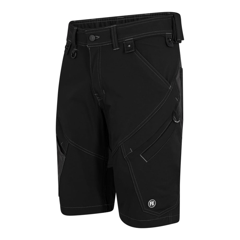 FE Engel Craftsman Work Shorts with 4-Way Stretch, black