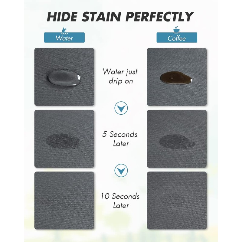 AMOAMI-Coffee Mat Hide Stain Rubber Backed Absorbent Dish Drying Mat