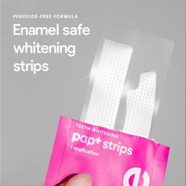 Hismile Teeth Whitening Strips | Whitening Strips for Sensitive Teeth | Peroxide Free Whitening Strips | Reduced Sensitivity Whitestrips | Dental Whitening Strips 7-Pack