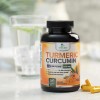 Turmeric Curcumin 180caps Con Bioperina 2600mg. Hecho En E.u