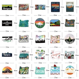 59Pcs Oregon Graffiti Pack, Vinyl Waterproof Decals Stickers for Teens Kids Adults for Water Bottle Laptop Skateboard Scrapbooking Journaling for Birthday Party Decorative Supplies Activities