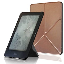 AFesar Slim Case for Kobo Clara HD eReader (2018 Released,Model N249) - Premium Leather Origami Stand Protective Cover Auto Wake/Sleep for Kobo Clara HD 6" N249 Multi-Viewing Angles Case (MGJ)