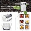 Tea Infuser,Stainless Steel Tea Steeper Fine Mesh Filters, Large Capacity