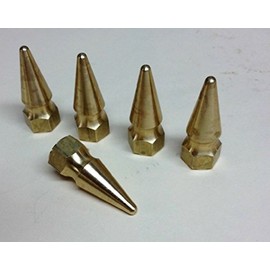 5/16"-18 BRASS SPIKE NUTS (kit of 5)