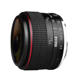 Meike 6.5mm f/2.0 Fisheye Lens for Fuji X-Mount Mirrorless Cameras