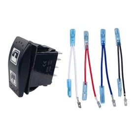 Interruptor de ventana maestro de potencia para conductor izquierdo, para Can-am 2016-2020 Defender & Defender Max 18-19 Hd8 Hd10 8 pines interruptor de elevación de ventana eléctrica 705800048 710004979 con interruptor basculante juego de cables de puen