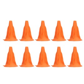 10Pcs Soft Rubber Arrowhead Suction Cup Arrow Heads for Children Hunting Game Outdoor Sports Orange