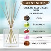 Urban Naturals Oud Reed Diffuser Set – Bergamot, Raspberry, Oud,