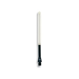 UNICORN Dart Shafts | Slikstik Plus | Anodised Aluminium Adaptor, Durable Nylon Shaft | Medium 74.5 mm | White & Black | 3 Stems