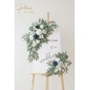 Piklado Faux Flower Swag Set of 2 for Wedding Welcome