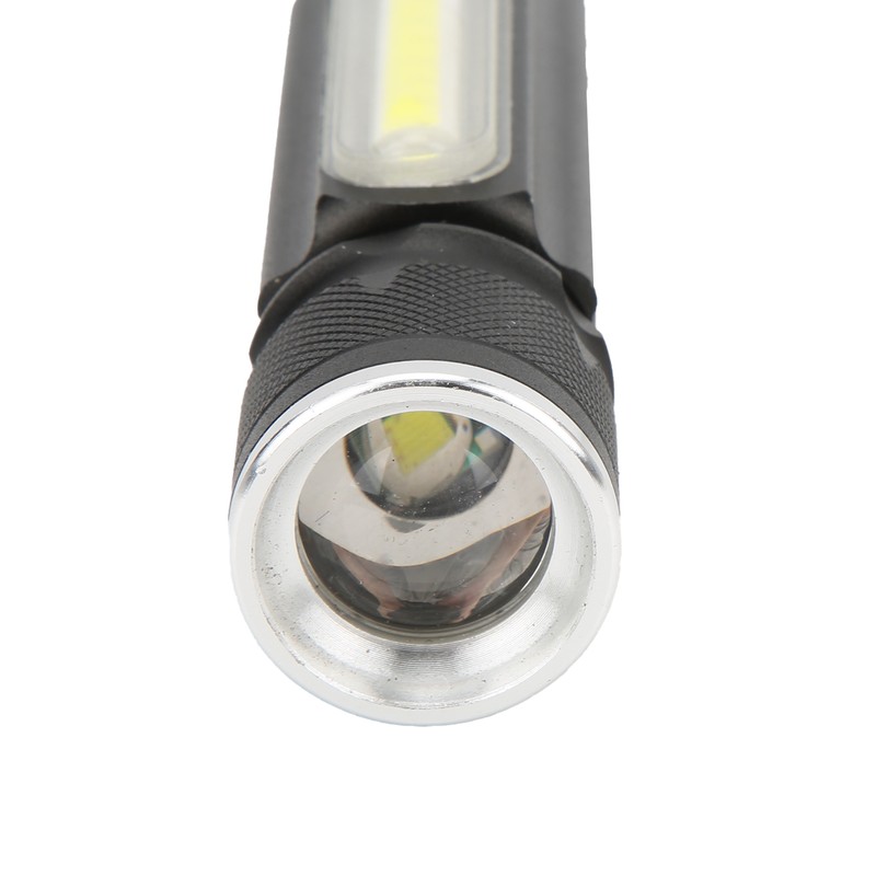 Flashlight Rechargeable Portable Aluminium Waterproof Nonslip Wearproof Pocket Flashlight