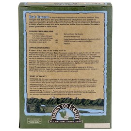 Down to Earth Organic Bat Guano Fertilizer Mix 7-3-1, 2 lb