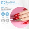 Coscelia Base e Top Coat Semipermanente, 10ML x 2 Base