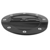 Fuel Door Cover Gas Tank Cap Lid Black Fit for