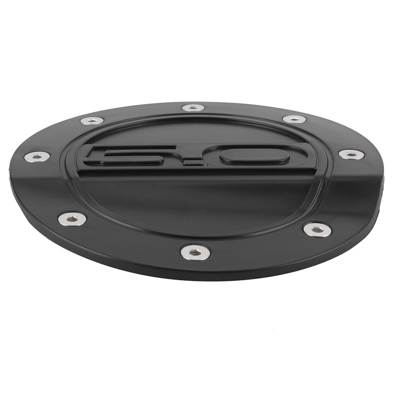 Fuel Door Cover Gas Tank Cap Lid Black Fit for