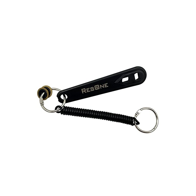 ResOne Plastic Medical Oxygen Cylinder Wrench w/Bungee Cord & 2