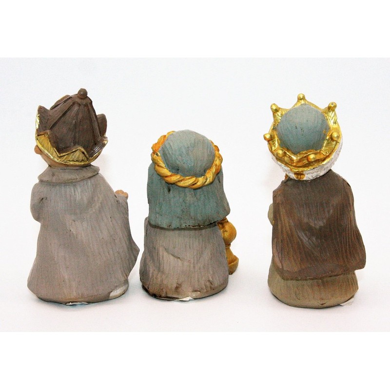 Geschenkestadl Nativity Figures Set of 7 Children's Face Figures up