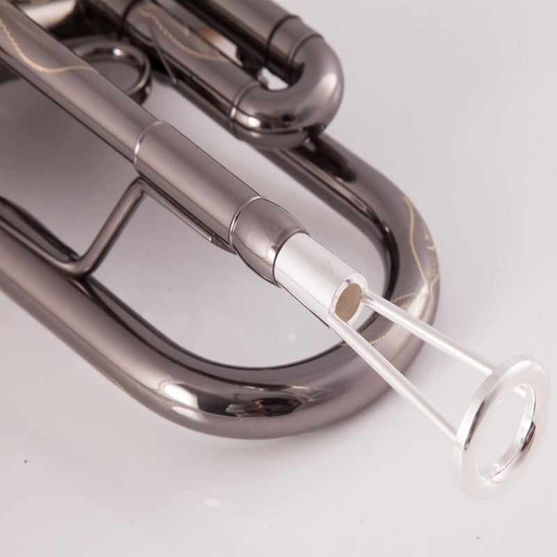 Mouth Shape Corrector Strength Trainer Hollow Neck Trumpet Trombone Mouthpiece