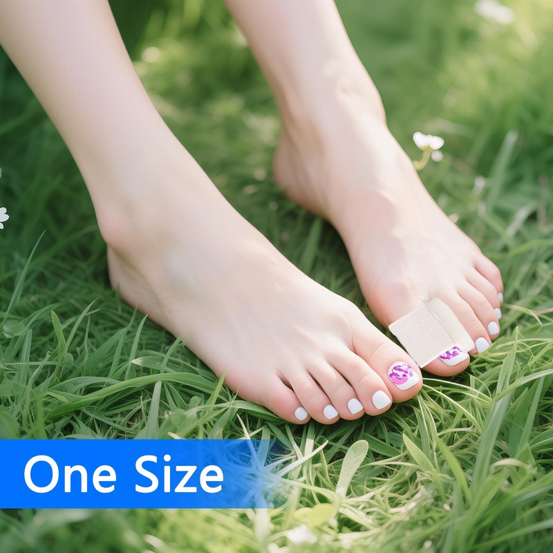 BOXOB 6pcs Gel Toe Separators for Women and Men, Big