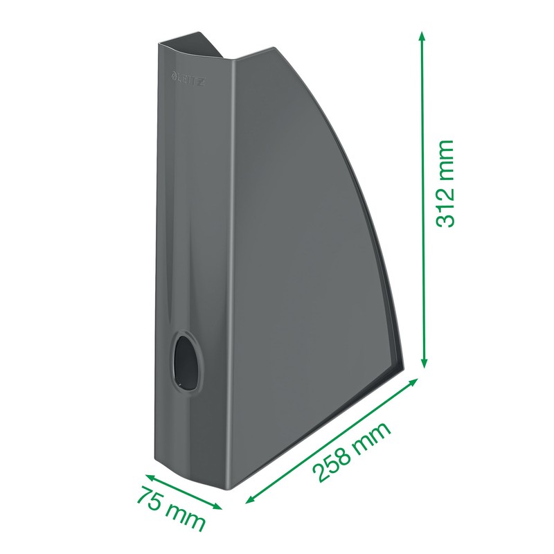 Leitz Wow A4 Magazine File - Pearl White