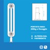 MB Adjustable Base without Drill Holes for Tubular Radiators -