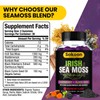 Irish Sea Moss Gummies with Elderberry & Black Seed Oil