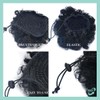 nevermindyrhead Dark Brown Afro Puff Drawstring Ponytail Hair Extension for