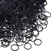1000 Mini Rubber Bands Soft Elastic Bands - Color: Multicolor