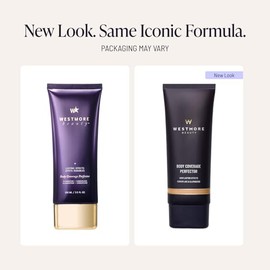 Westmore Beauty - Perfeccionador de cobertura corporal – Maquillaje impermeable para piernas y cuerpo/Bronceador para mujeres - El mejor maquillaje pa