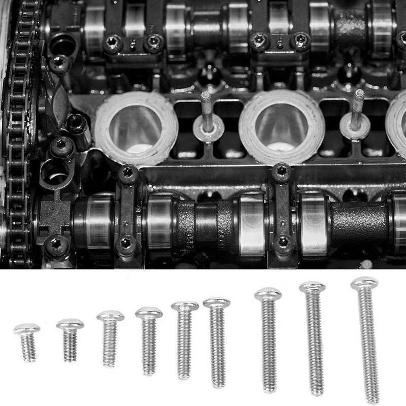 662PCs M2.5 SUS304 Stainless Steel Pan Head Hex Socket Screw