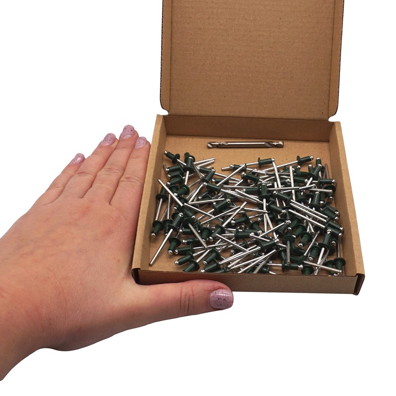 SKIR'CO (100 pcs) Painted Blind Rivets 4.0 x 8 mm,