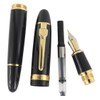 Sipliv 159 Big Body Fountain Pen, Medium Nib, Shiny Black,