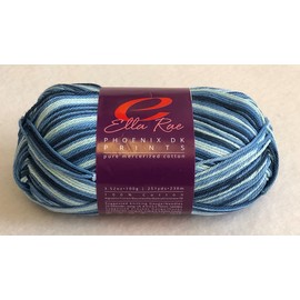 Ella Rae Phoenix DK Print Cotton Yarn 100g 13 Pie in The Sky