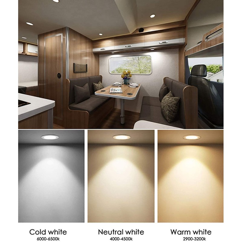 Megrezo 12 Volt Led Lights for RV Boat Trailer Camper