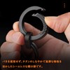 TISUR Keychain, Titanium Carabiner, Stylish, Key Chain, Frosted Surface, Lost