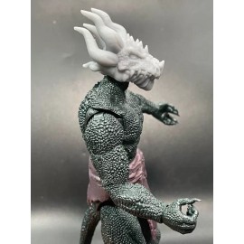 Savage Crucible Dragon Man Head Unpainted