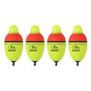 PATIKIL 4pcs 60g/2.1oz Lighted Fishing Slip Bobber EVA Light Up