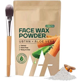 JB Face Wax Powder with Ubtan & Aloevera, Full Body Painless Herbal Hair Remover Waxing Cream Powder for Women No Harmful Chemicals, No Irritation, No Skin Rashes - 100 gm