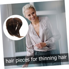 Vaguelly Hair Volume Topper for Women Synthetic Wiglet for Thinning Hair Easy Clip Design Comfort for Everyday Use and Elegant Looks Light Brown