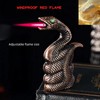 NINSI Butane Torch Lighter, Snake Lighter with Red Jet Flame,