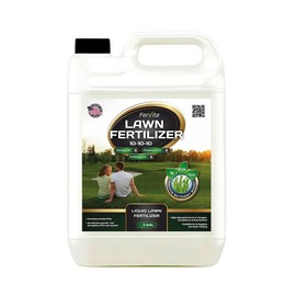Liquid 10-10-10 Fertilizer for Lawn, Plants, Vegetables, Flowers - All Purpose Plant Food Outdoor & Indoor Plant Food - Balanced NPK Lawn Fertilizer with Nitrogen Potassium Phosphorus (1gal)
