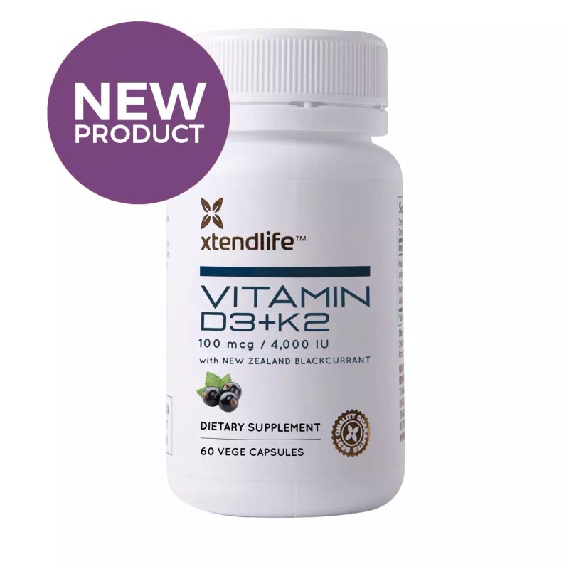 Xtendlife Vitamin D3 +K2 - 4,000 IU/ 100 mcg -