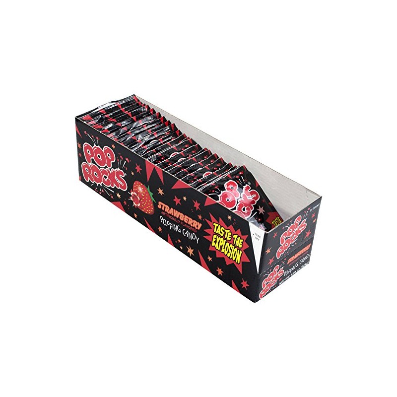 Pop Rocks Strawberry Popping Candy 18 count