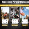 Haishine 46mm Piston Ring Fit for Husqvarna 51 55 Rancher