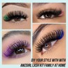 Lash Clusters Kit 320Pcs,40D Eyelash Extension Kit,Lash Bond and Seal