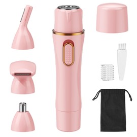Electric Razors for Women, 4 in 1 Face Razors for Women (Pink)