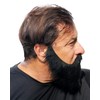 Full Beard with Mustache and Soul Patch, Realistic Looking, Long
