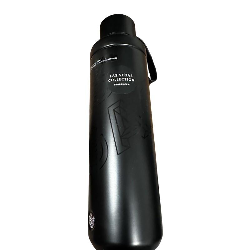 Starbucks 2023 Las Vegas Black Stainless Vacuum Insulated Water Bottle