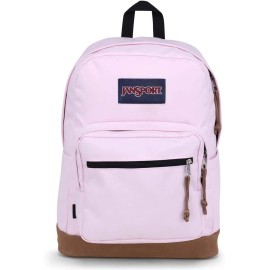 JanSport Right Pack Backpack Durable Daypack Padded 15" Laptop Sleeve Pink Ice